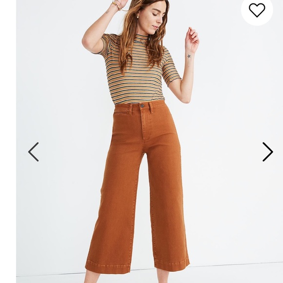 Madewell Pants - Madewell Crop Wide Leg Pants